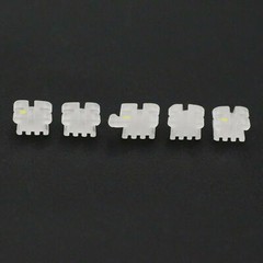 Class One Dental Orthodontic Ceramic Bracket Braces MBT/ROTH 022/ 018 345 Hooks
