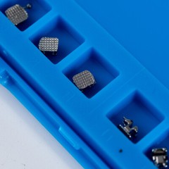 Dental Passive Self-ligating Brackets Braces Ortho ROTH/MBT 022 3/345Hook 20Pcs