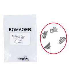 10×Dental Orthodontic Bondable Buccal Tube Non-Convertible 1St Molar Roth 018