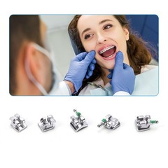 10 Packs Dental Orthodontic Braces Brackets Mini Roth.022 Hook3 4 5