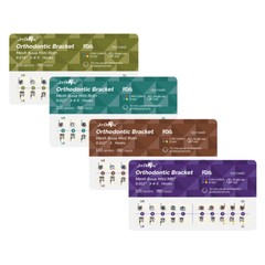 10Set Dental Orthodontic Metal Brackets Braces Mini Roth MBT.022/018 3/345Hooks