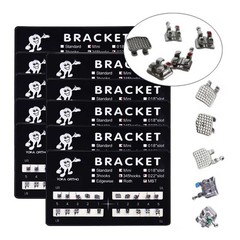 Dental Orthodontic Brackets Mini Metal Braces Roth 022″ Slot 3 4 5Hooks New