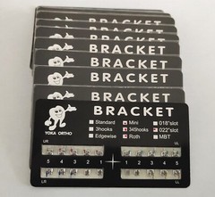 10 Packs Dental Orthodontic Metal Brackets Braces Mini Roth 022 slot 345 Hooks