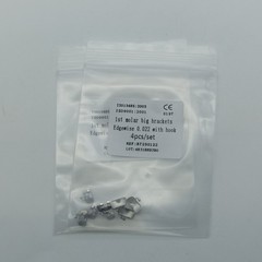 10Sets Dental 1st Brackets Molar Wide Big Bracket Orthodontic Edgewise 022 Hooks