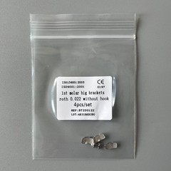 80Pcs Dental 1st Brackets Molar Wide Big Bracket Orthodontic Edgewise 022 w Hook
