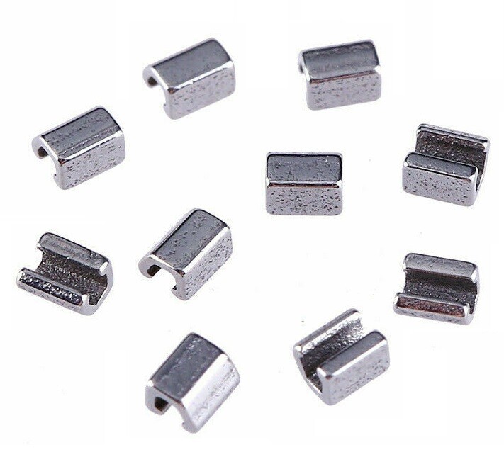10x Dental Orthodontic Crimpable Hook Stop Stops Type For Arch Wire Bracket