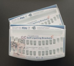 Dental Orthodontic Active Self Ligating Brackets Roth 022 Hooks 345 Mesh Base
