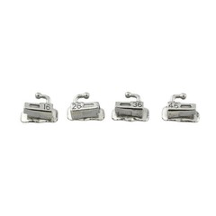 Dental Orthodontic Bracket Braces Mini Metal Buccal Tube 6-6 MBT Roth 022 3/345H