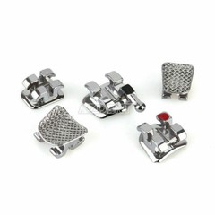 AZDENT Dental Orthodontic Brackets Braces Metal Mini Roth 018″Slot 3 Hooks Metal