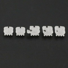 Dental Orthodontic Ceramic Bracket Braces 5*5 Roth/MBT/Edgewise 0.018/.022 3-4-5