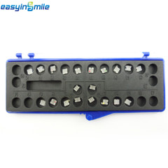 20Pcs Dental Orthodontic Brackets Ceramic MBT/ROTH Clear Braces MINI 3/345 Hooks