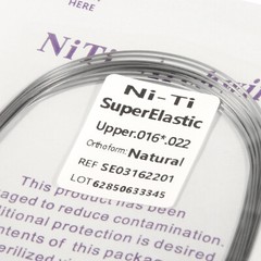 100pc Dental Ortho Niti Natural Form Super Elastic Rectangular Arch Wires 16x22U