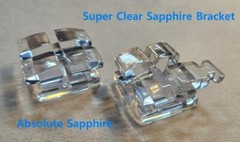 Dental Clear Ceramic Absolute Sapphire Orthodontic Bracket-ROTH/MBT – 018/022