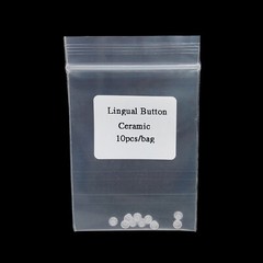 Dental Lingual Button Ceramic Clear Invisable Retainer Aligner Bondable Round