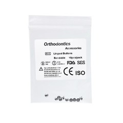 32 Options Dental Orthodontic Bondable Lingual Buttons Round/Rectangular Base