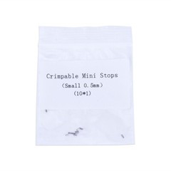 5 Bags Dental Orthodontic Crimpable Hook Long Hooks Stainless MINI Stops 0.5mm