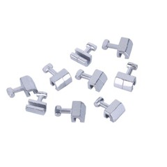 10 pcs/bag Dental Orthodontic Stainless Steel Sliding Crimpable Hook Short 1.6mm
