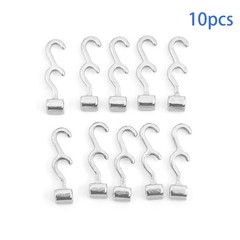 10pcs/pack Dental Crimpable Hook 2Hooks Spiral Multi Function Curved Left Right