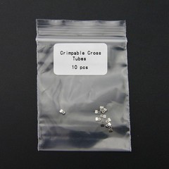 10 Pcs/Pack Dental Spiral Orthodontic Stainless Steel Crimpable Hooks Cross Tube