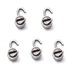 20 Pcs Dental Orthodontic Crimpable Hooks Stops Arch Wire Gurin Lock + Driver