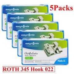 10pks Dental ortho brackets orthodontic Braces mini Roth/MBT 022 345 EASYINSMILE