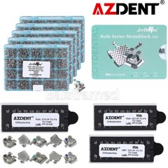 AZDENT Dental Orthodontic Metal Brackets Braces MIM Mini Roth MBT 022 345 Hooks