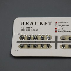 10/20/50 Packs Dental Orthodontic Separable Bracket Standard 018/022 Slot Hooks