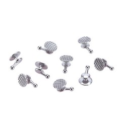 Dental Orthodontic Metal Ceramic Cleat Lingual Button Hinges Traction Hook Turbo