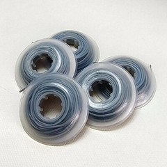 5x Dental Orthodontic Archwire Sleeve Elastic Protective Tube Wires Bracket Gray