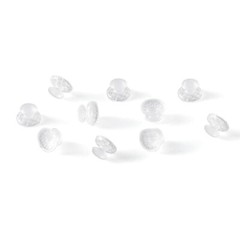 Dental Orthodontic Clear Ceramic Lingual Button Bondable Round /Rectangular