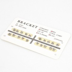 10 Packs Dental Orthodontic Metal Bracket MIM Monoblock Edgewise Roth MBT Hook