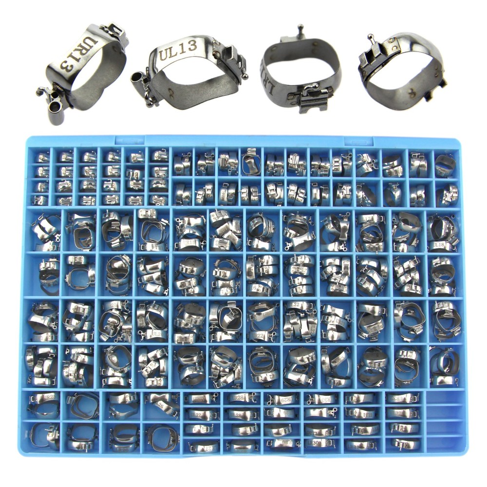 GAC Orthodontic Molar Bands MBT Double Tubes Convertible Lingual Sheath 85 Set