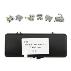 Dental Orthodontic MIM Brackets Braces 1st Molar Tubes MBT Roth 022 3 4 5 6-6