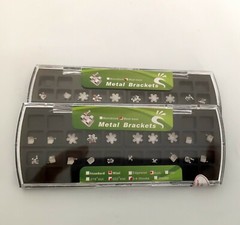 2Packs Orthodontics Brackets Cartoon Flower Mini Roth 022 345 Hooks Metal Brace