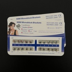 5 Sets Dental Orthodontic Metal Brackets MIM Monoblock Mini Roth 018 345 hooks