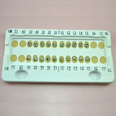 Orthodontic MBT bracket MIM monoblock bracket 3 4 5 with hook 0.022″ 10 kits