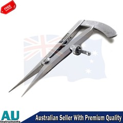Castroviejo Caliper 0-20mm Surgical Dental Medical Implant Instruments 5 pieces