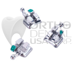 Brackets MINI Z MONOBLOCK W/H 3, 4, 5 Acrylic 20 pcs USA Seller Orthodentalusa