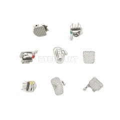ETERFANT Dental Ortho Metal Bracket Braces Self-Ligating Roth 022 345Hooks+Tool