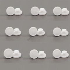 10pcs/bag Dental Orthodontic Composite Lingual Buttons Bondable Ceramics/Metal