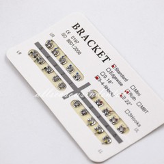 Orthodontic Dental 0.22” Slot Brackets Braces Metal Standar/Mini Roth 345 Hooks