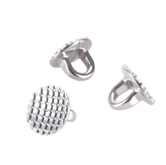100 Pcs Dental Direct Bond Eyelet Round Base Lingual Button Integral Inblock