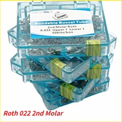 Dental Orthodontic Buccal Tube 1st 2nd Molar Tube Roth MBT 022/018 FDA CE