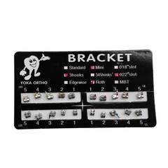 YOKA Dental Ortho Brackets Metal Braces Mini/Standard Roth/MBT 022/018 345Hooks