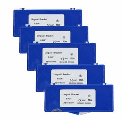 Orthodontics Dental Metal Lingual Brackets Roth 018 Braces 20/pack bomaoer