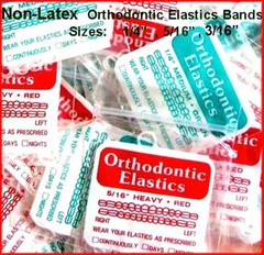 5/16″ ORTHODONTIC NON-LATEX CLEAR 300 TEETH GAP ELASTICS BANDS DENTAL BRACER NR