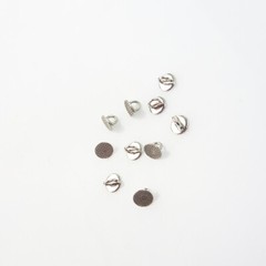 10x Dental Orthodontic Lingual Buttons bondable round Base with Mesh Easyinsmile