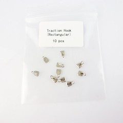 10Pcs Dental Orthodontic Lingual Buttons Round/Rectangular Bondable Mesh Base
