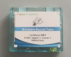 50Set Dental Orthodontics Weldable Buccal Tubes 1st Molar MBT 022 No-Conv