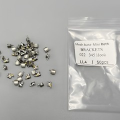 100pcs Dental Orthodontic Bracket Braces In Bulk Mini Roth 022 Slot 345 Hooks